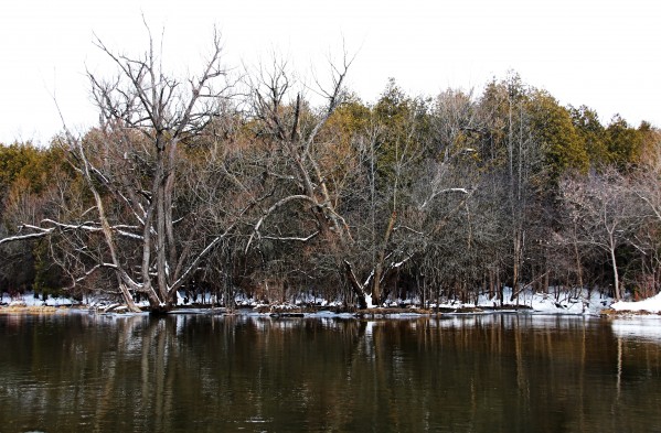 Winter On The River by Deb Oppermann